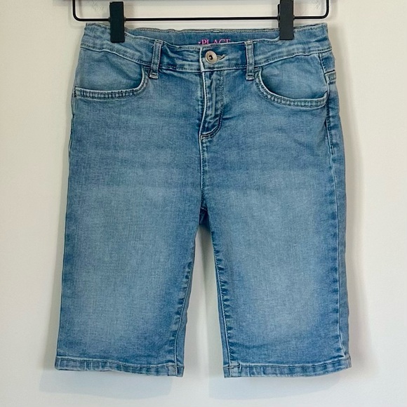 Place Light Blue Skimmer Shorts - Girls 10 - Picture 1 of 6